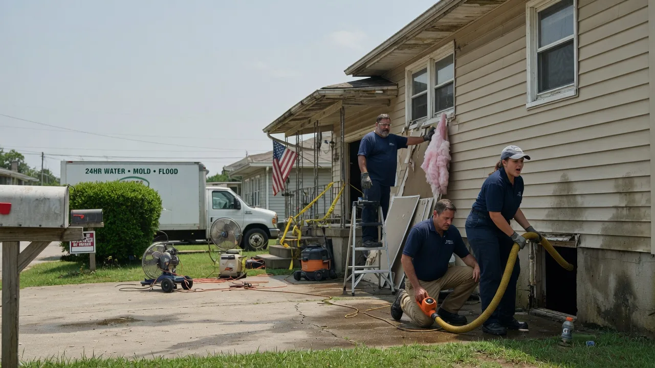 Water Damage Repair in Pryor, OK near me